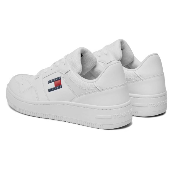 Tommy Hilfiger Ανδρικό Sneaker Tjm Retro Basket Ess EM0EM01395 YBR White