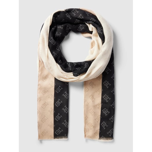 Tommy Hilfiger TH Contemporary Scarf AW0AW15791 PQT Black