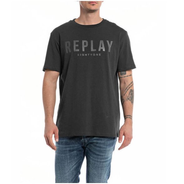 Replay Ανδρικό T-Shirt M6660.000 22662.998 Μαύρο