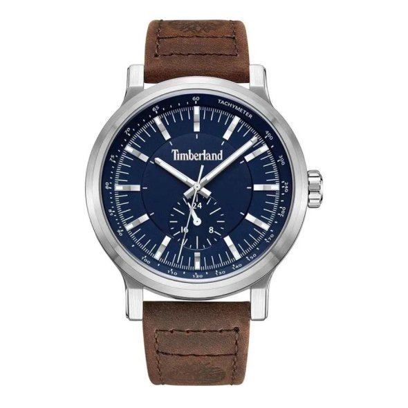 Timberland Ανδρικό ρολόι Driscoll TDWGF2231001 Brown Leather Strap