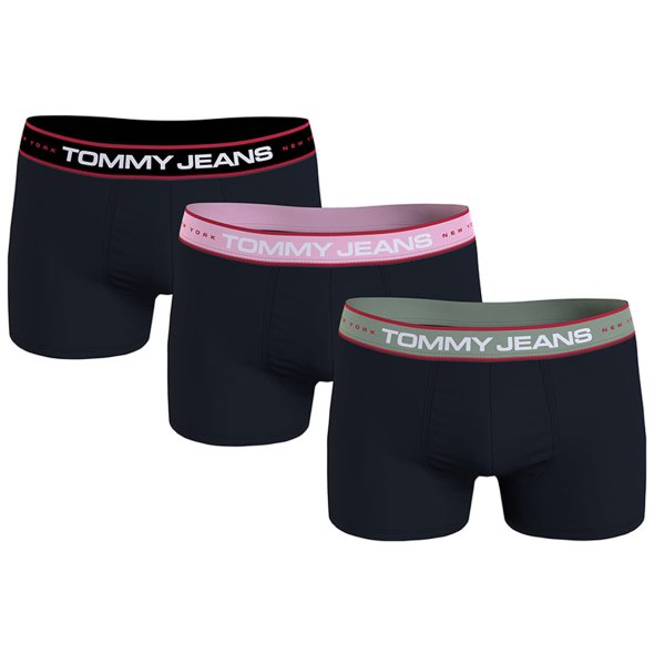 Tommy Hilfiger 3P Trunk Diff Wb UM0UM03107 0SA Black/Pink Orchid/Olive Green