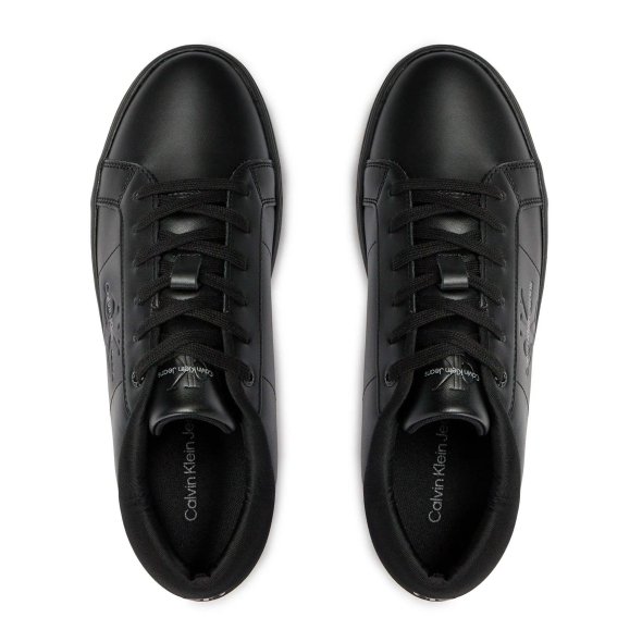Calvin Klein Ανδρικό Δερμάτινο Sneaker Classic Cupsole Low YM0YM00864 0GT Μαύρο