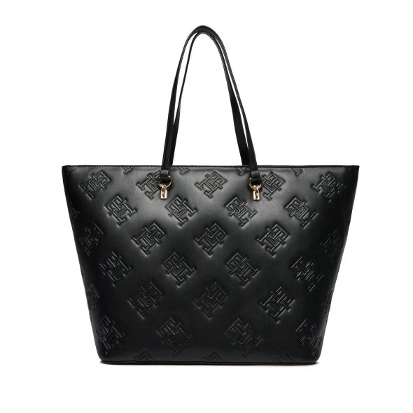 Tommy Hilfiger TH Refined Tote Mono AW0AW15726 BDS Black