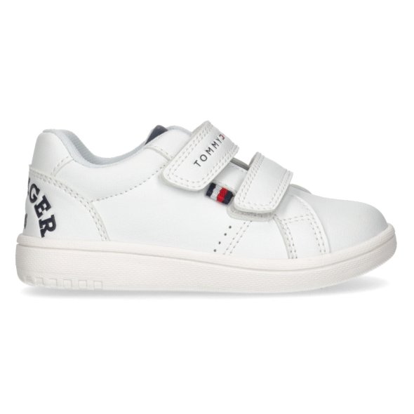 Tommy Hilfiger Kids Low Cut Velcro Sneaker T1X9-33337-1355 X336 White/BlueTommy Hilfiger Kids Low Cut Velcro Sneaker T1X9-33337-1355 X336 White/Blue