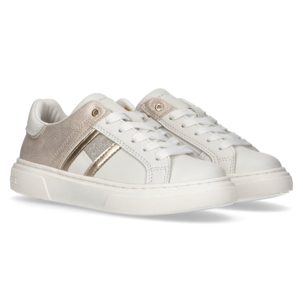Tommy Hilfiger Low Cut Lace-Up Sneaker T3A9-33202-1439 X024 White/Platinum
