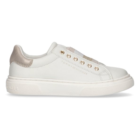 Tommy Hilfiger Low Cut Sneaker T3A9-33204-1355 X024 White/Platinum