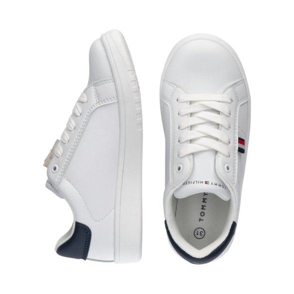 Tommy Hilfiger Low Cut Lace-Up Sneaker T3X9-33348-1355 100 White