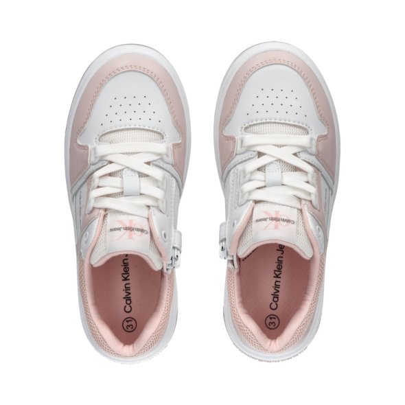 Calvin Klein Low Cut Lace-Up Sneaker V3A9-80797-1355 X054 Pink/White