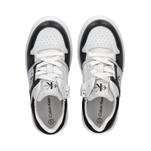 Calvin Klein Low Cut Lace-Up Sneaker V3X9-80864-1355 X001 Black/White