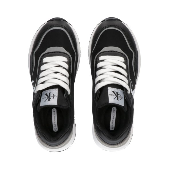 Calvin Klein Kids Low Cut Lace-Up Sneaker V3X9-80892-1695 999 Black