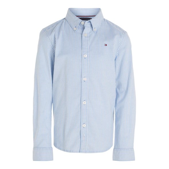 Tommy Hilfiger Flex Ithaca Shirt L/S KB0KB08729 0A5 Blue/White