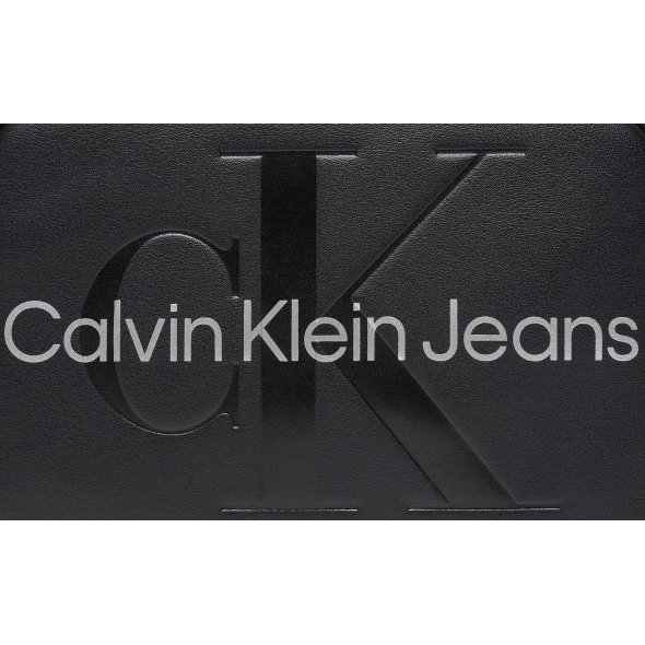 Calvin Klein Sculpted Camera Bag 18 Mono K60K610275 0GL Black/Metallic Logo Μαύρο