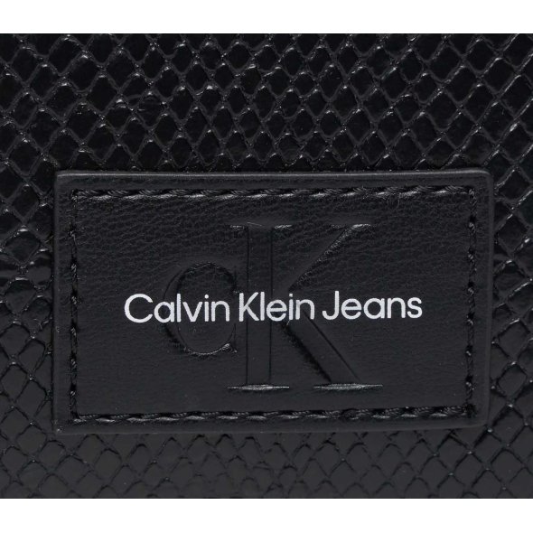Calvin Klein Sculpted Shoulder Bag Ch24 Snake K60K611551 BEH Black