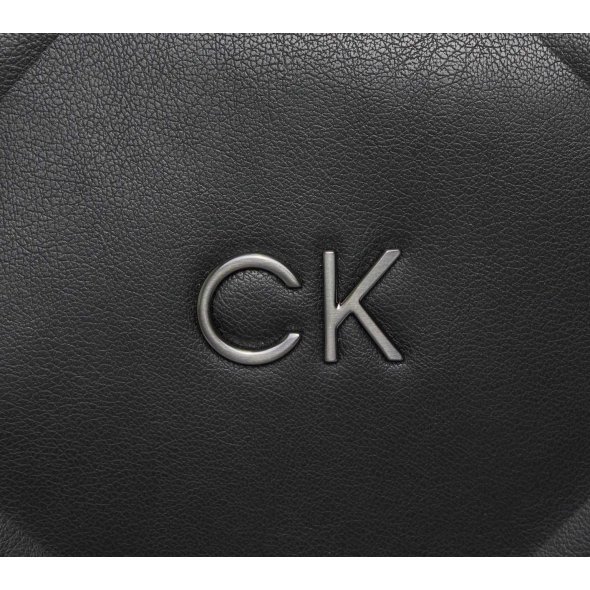 Calvin Klein Re-Lock Quilt Tote Lg K60K611339 BEH Black