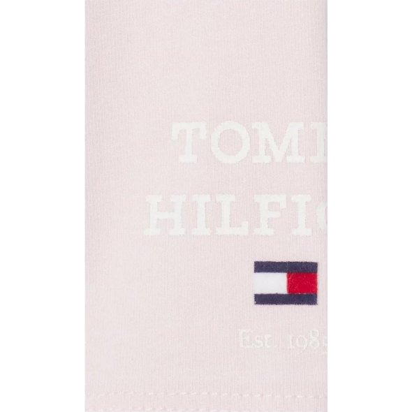 Tommy Hilfiger Baby TH Logo Leggings KN0KN01747 Whimsy Pink Ροζ