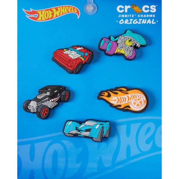 Crocs Jibbitz Charms 10011478 Hot Wheels 5 Pack