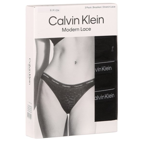 Calvin Klein Brazilian 3Pack QD5225E-UB1 Black