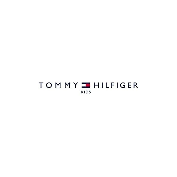 Tommy Hlfiger Multicolor Monogram  Tee KB0KB08813 YBR White