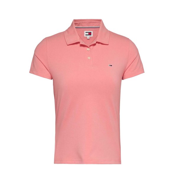 Tommy Hilfiger Γυναικείο Polo T-Shirt DW0DW17220 TIC Tickled Pink