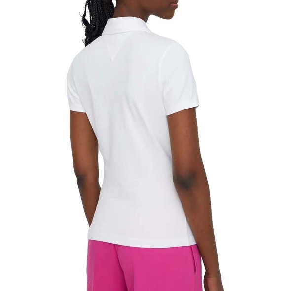 Tommy Hilfiger Γυναικείο Polo T-Shirt DW0DW17220 YBR White