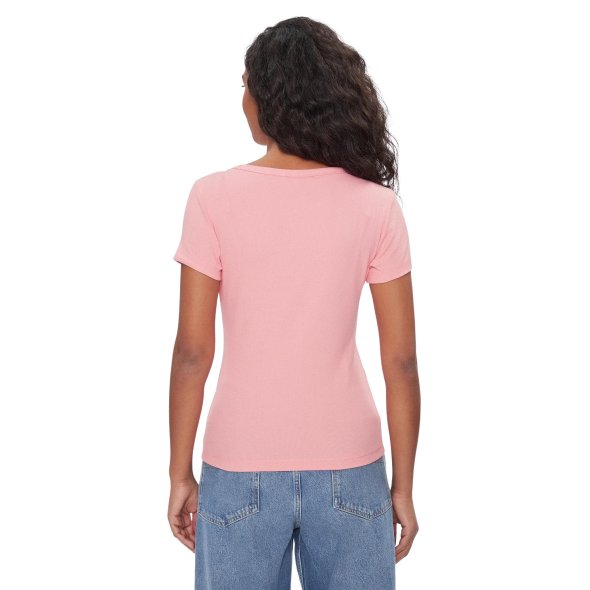 Tommy Hilfiger Γυναικείο T-Shirt DW0DW17385 TIC Ροζ