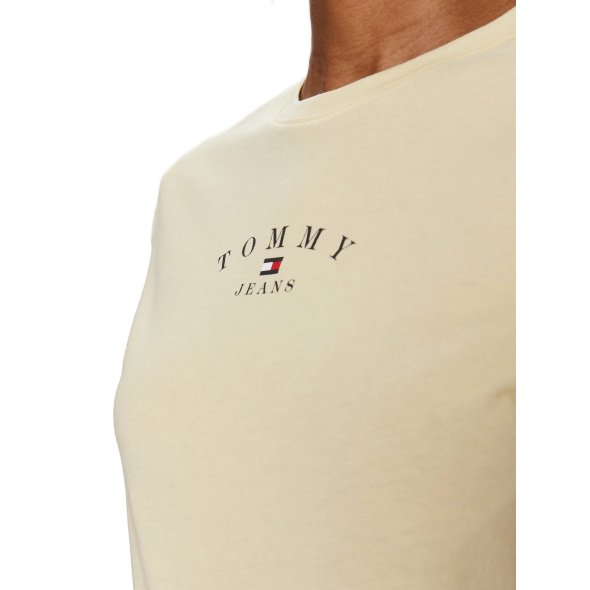 Tommy Hilfiger Γυναικείο T-Shirt DW0DW18140 ZHO Κίτρινο
