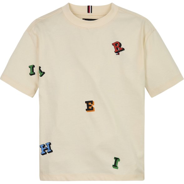 Tommy Hilfiger Monotype Allover Tee KB0KB08805s AEF Calico