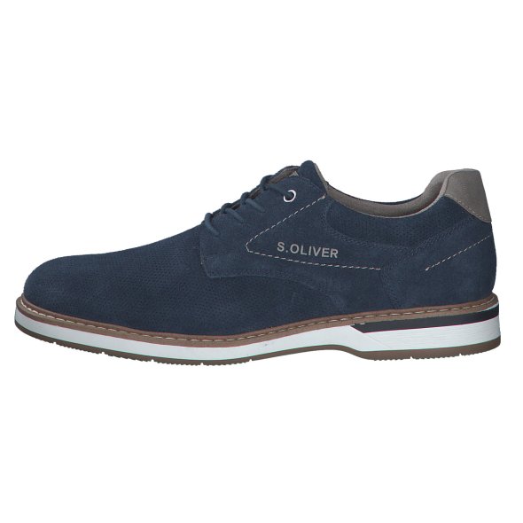 S.Oliver Ανδρικό Δερμάτινο Casual 5-13200-42 805 Navy