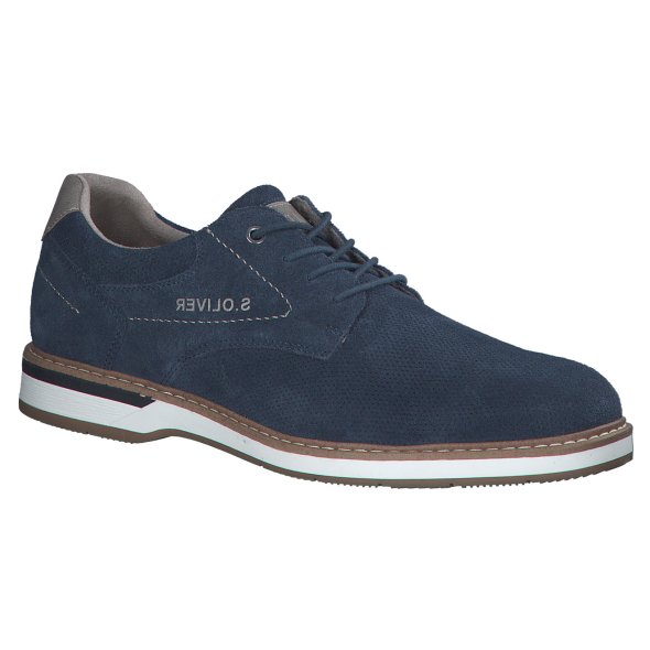 S.Oliver Ανδρικό Δερμάτινο Casual 5-13200-42 805 Navy