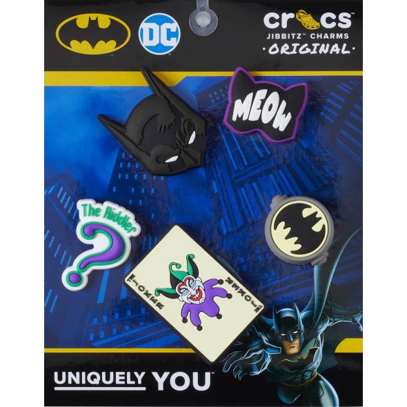 Crocs Jibbitz Charms 10011809 Batman 5 Pack 