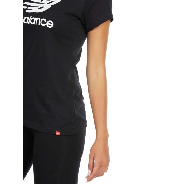 New Balance Γυναικείο T-Shirt WT91546 BK Μαύρο