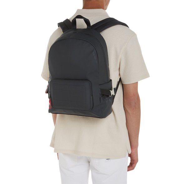 Tommy Hilfiger Unisex Backpack Tjm Street Trek AM0AM12135 BDS (Μαύρο)