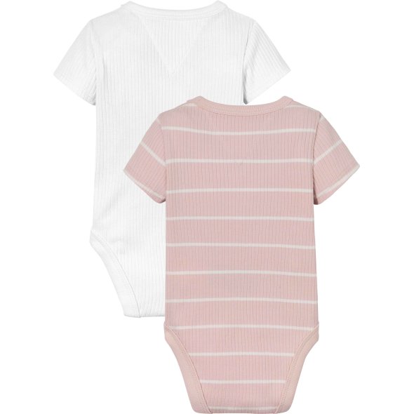 Tommy Hilfiger Baby Rib Body 2 Pack Giftbox KN0KN01825 TJQ Whimsy Pink