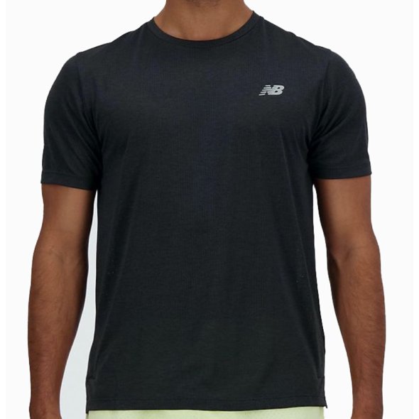 New Balance T-Shirt Athletics Run MT41253 BK Black