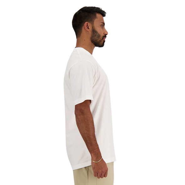New Balance Ανδρικό Sport Essentials Cotton T-Shirt MT41509 Λευκό