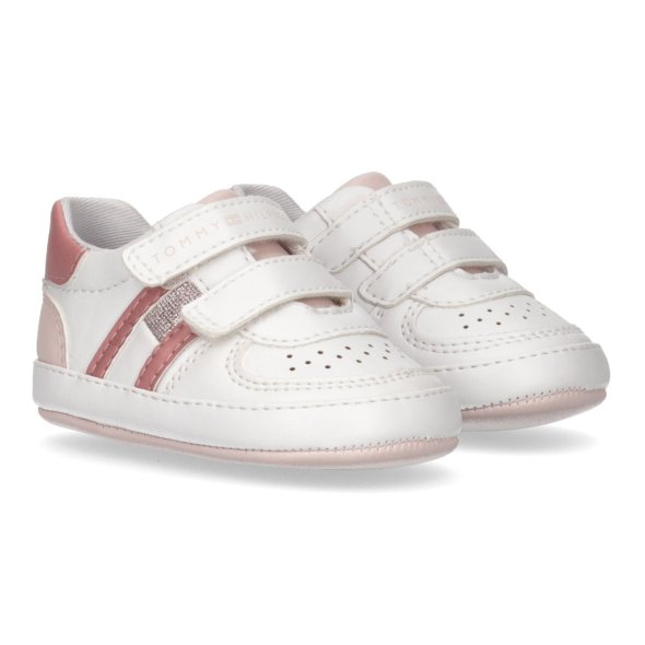 Tommy Hilfiger Παπούτσια Αγκαλιάς T0A4-33179-1528 X134 White/Pink