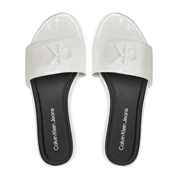 Calvin Klein Flat Sandal YW0YW01348 YBR White
