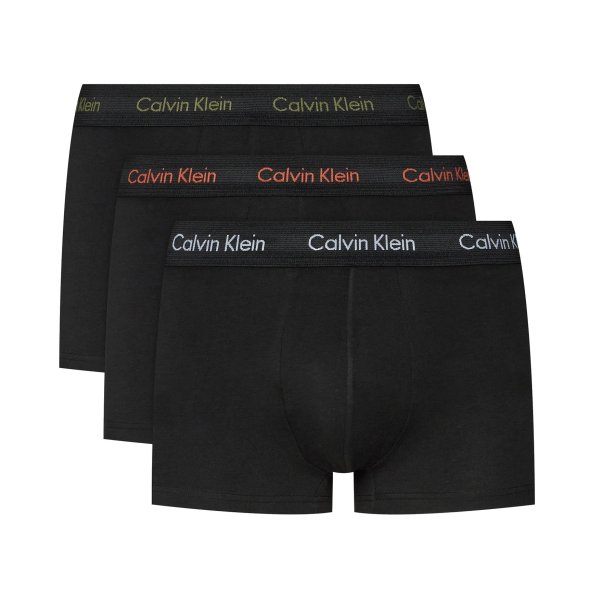 Calvin Klein 3 Pack Low Rise Trunks 0000U2664G MWO Black