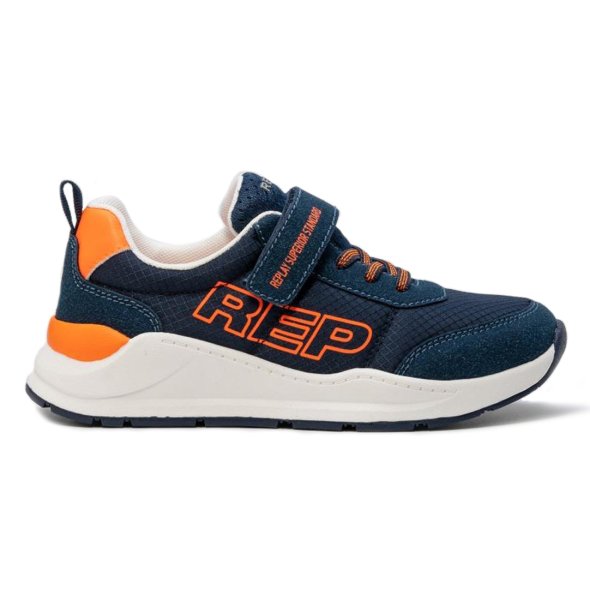 Replay Παιδικό Sneaker Type 4 Boy JS720004Ts 2074 Navy/Orange