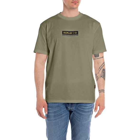 Replay Ανδρικό T-Shirt M6755.000 2660 408 Χακί