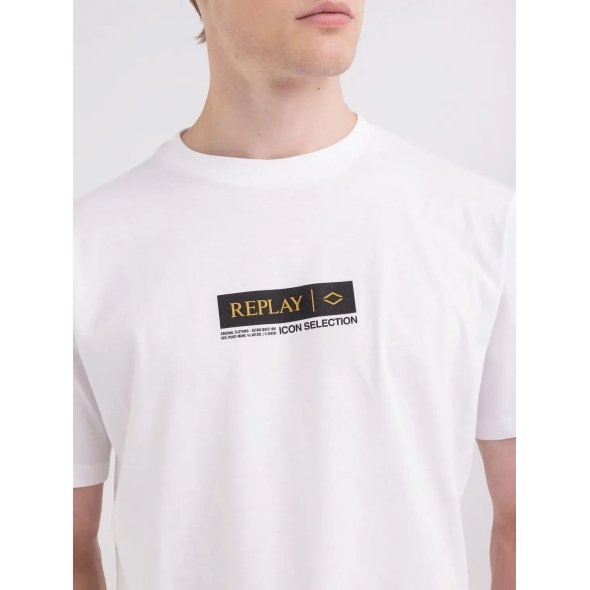 Replay Ανδρικό T-Shirt M6755.000 2660 001 Λευκό