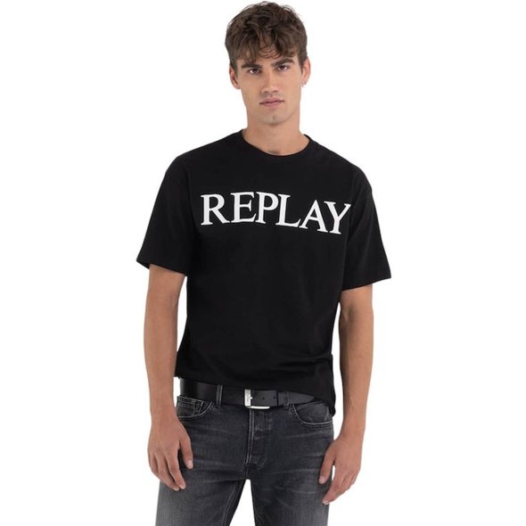 Replay Ανδρικό T-Shirt M6757.000 2660 098 Μαύρο
