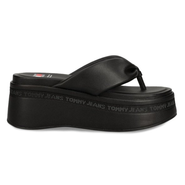 Tommy Hilfiger Jeans Tjw Wedge Sandal EN0EN02457 BDS Black