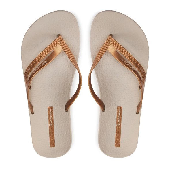 Ipanema Bossa Soft V Fem 82840-AQ441 Beige/Gold