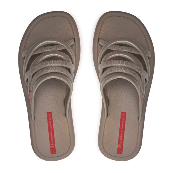 Ipanema Γυναικεία Σαγιονάρα Meu Sol Slide Fem 83606-AW819 Grey/Red