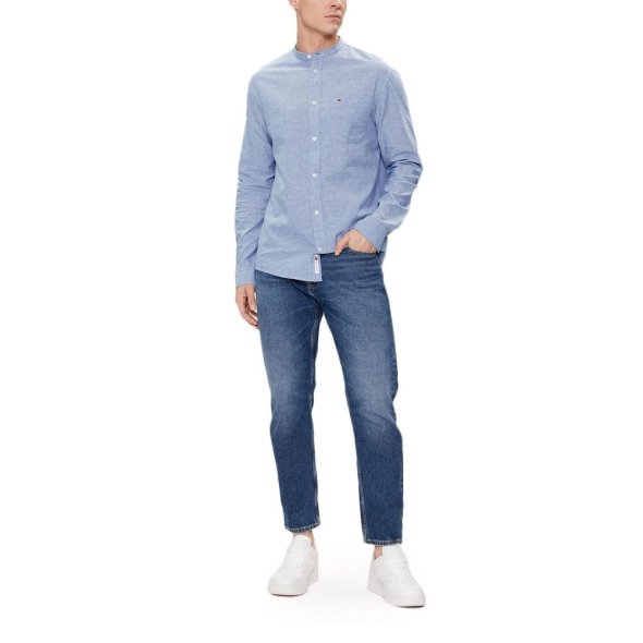 Tommy Hilfiger Tjm Reg Mao Linen Blend Shirt DM0DM18964 C6C Charmed