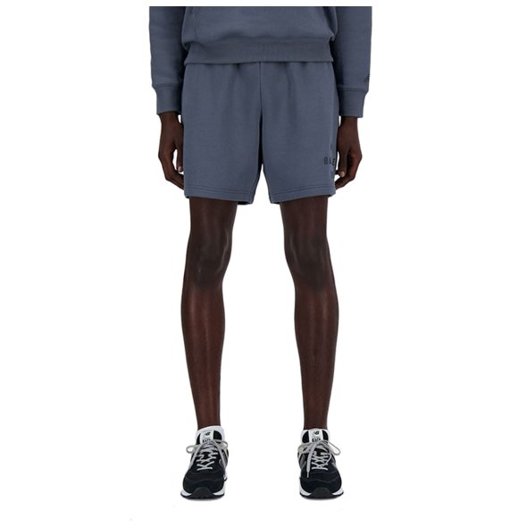New Balance Iconic Collegiate Fleece Short 7" MS41569 Σκούρο Γκρι