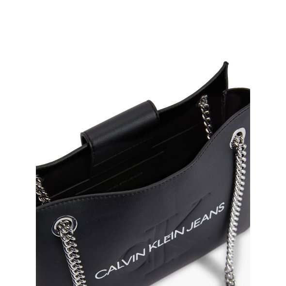 Calvin Klein Γυναικεία Τσάντα Sculpted Shoulder Bag24 Mono  K60K607831 0GQ Black