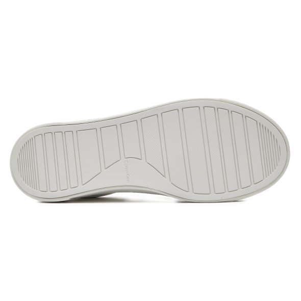 Calvin Klein Γυναικείο Δερμάτινο Sneaker FF Cupsole Leather HW0HW02119 0K4 White