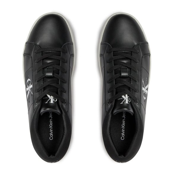 Calvin Klein Ανδρικό Δερμάτινο Sneaker Classic Cupsole Low YM0YM00864 0GM Black